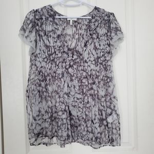 Joie 100% Silk Pleated Blouse S